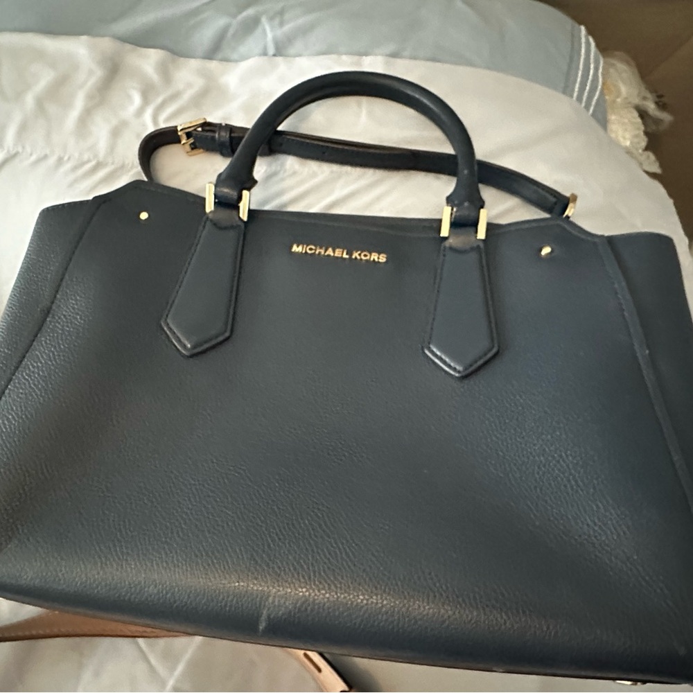 Michael Kors Black Leather Handbag